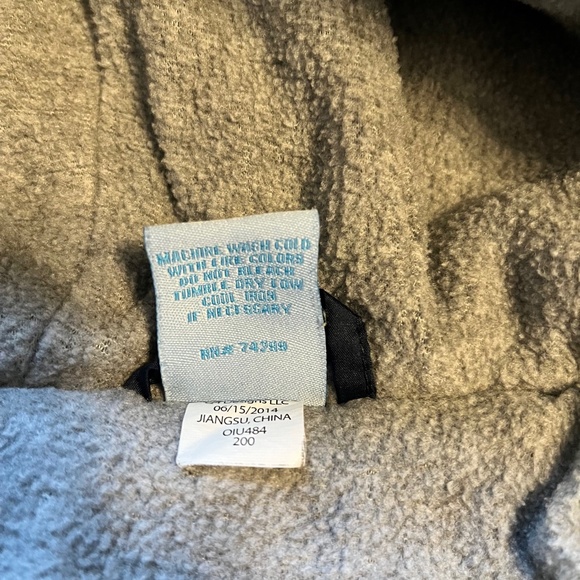 U.S. Polo Assn Fleece-Lined Baby Bunting / Snowsuit in Navy and Yellow, Size 12M - Picture 7 of 8